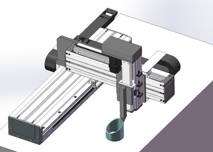直线电机在三元次涂料装置中的应用