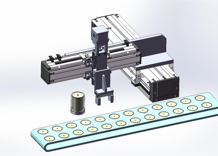 直线电机在光碟堆叠装置中的应用