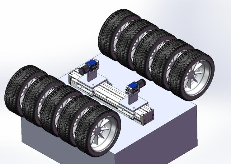 直线电机在轮胎表面检测装置中的应用