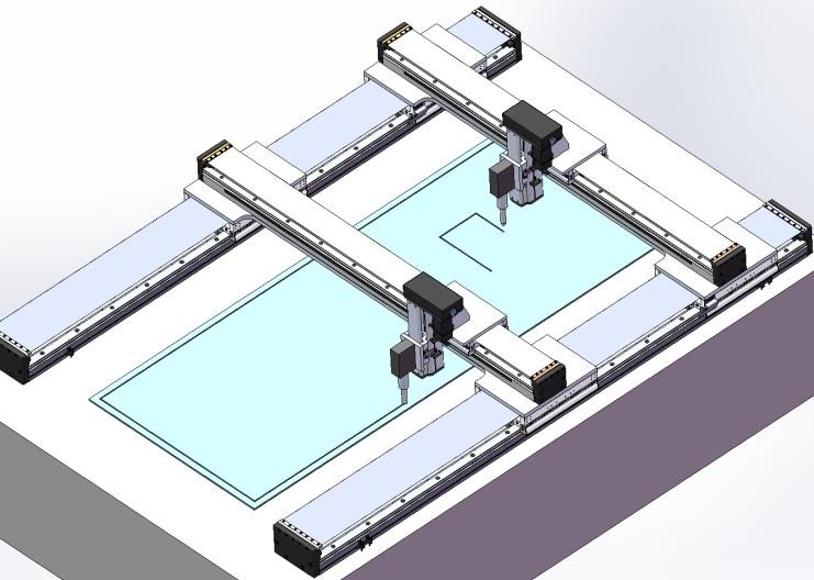 直线电机在大型LCD玻璃基板涂料装置中的应用